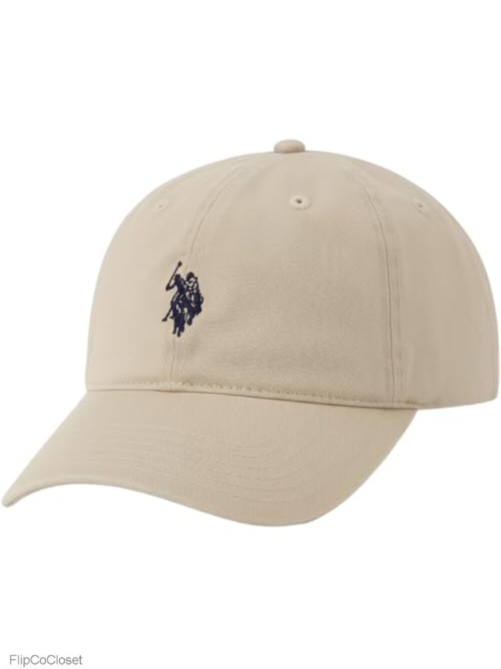 Adjustable Cotton Baseball Cap with Small Pony Logo